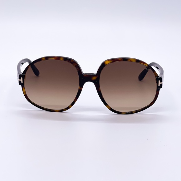 NEW TOM FORD OVERSIZED BROWN HAVANA WOMEN SUNGLASSES TOM FORD - Picture 3 of 7